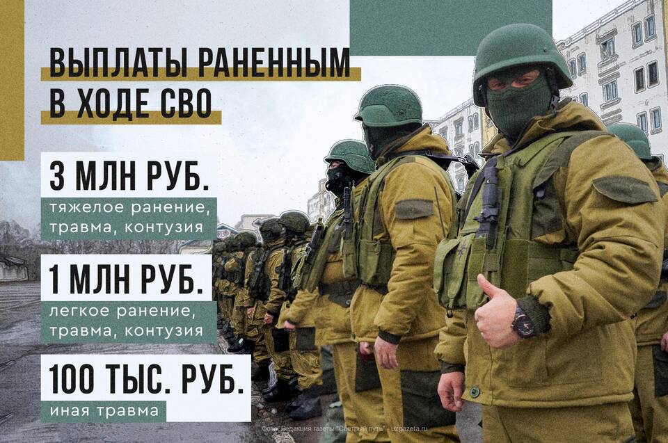 Как получить региональную выплату за ранение