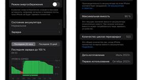 Как отображать процент заряда батареи на устройстве в Газпром