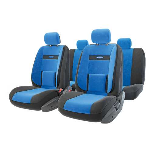 Комплект чехлов на сиденья Autoprofi Comfort COM-1105 BK/BL (M) в Газпром