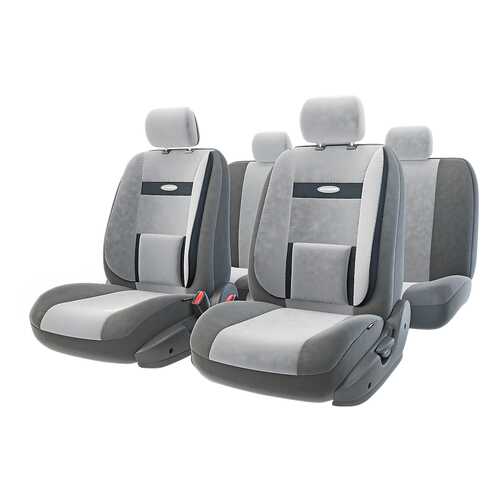 Комплект чехлов на сиденья Autoprofi Comfort COM-1105 D.GY/L.GY (M) в Газпром