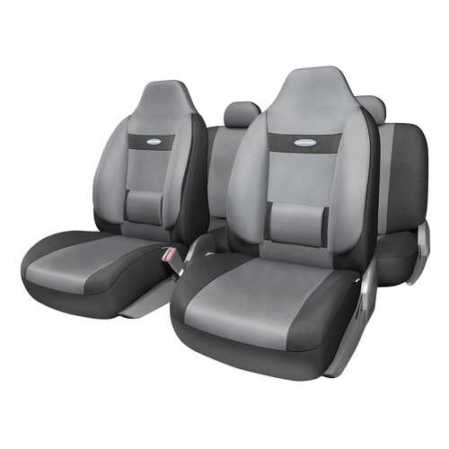 Комплект чехлов на сиденья Autoprofi Comfort COM-1105H BK/D.GY (M) в Газпром