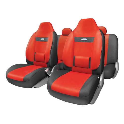 Комплект чехлов на сиденья Autoprofi Comfort COM-1105H BK/RD (M) в Газпром