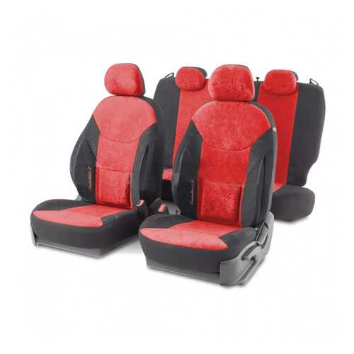 Комплект чехлов на сиденья Autoprofi Универсальный COM-1505VF BK/RD в Газпром