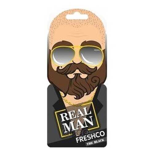 Ароматизатор Freshco Территория Мужчин пропитанный пластинка (ТМ Real man) Блэк AR1TM040 в Газпром