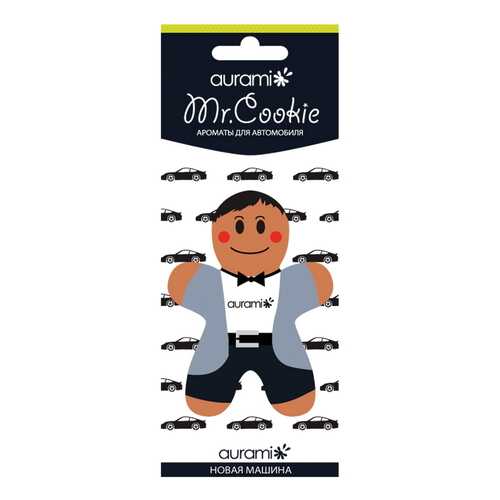 Ароматизатор пропитанный подвесной пластинка Mr. Coockie Новая машина AURAMI CK-205 в Газпром