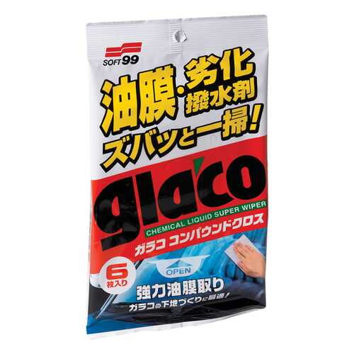 Салфетка автомобильная Soft99 Glaco Compound Sheet (4063) в Газпром