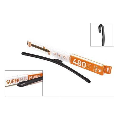 Всесезонная бескаркасная щетка стеклоочистителя ClimAir SUPER FLEX PREMIUM 19 (480mm) в Газпром
