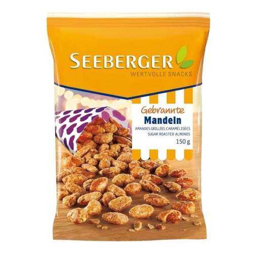 Миндаль обжареный в карамели Seeberger 150 г в Газпром