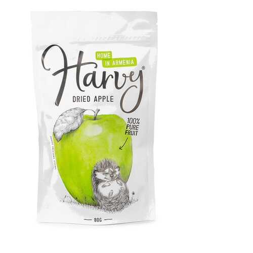 Сухофрукты яблоки сушеные Harvy 80 г, Армения в Газпром