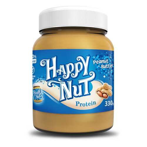 Арахисовая паста Happy Nut Protein с протеином 330 г в Газпром