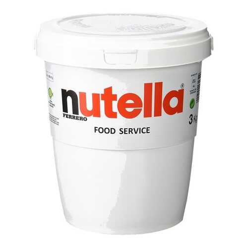 Паста шоколадная Ferrero nutella 3 кг в Газпром