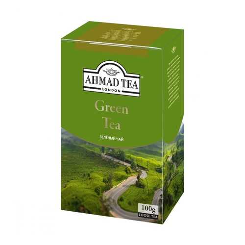 Чай Ahmad Green Tea, зеленый, листовой, 100 гр в Газпром