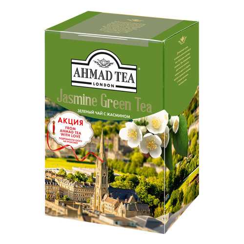 Чай Ahmad Tea байховый зеленый листовой жасмин 100 г в Газпром