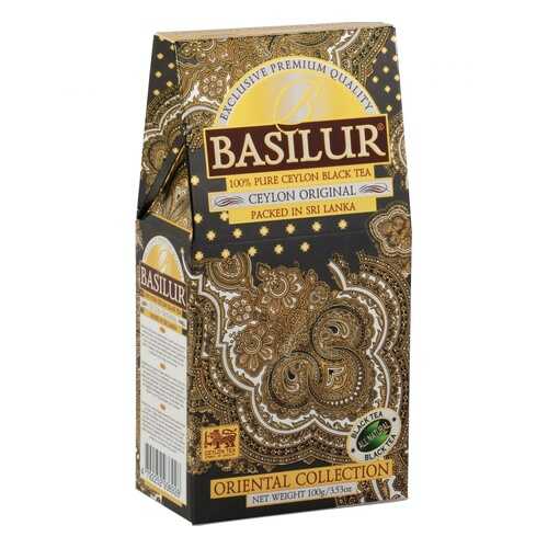 Чай Basilur Ceylon Original, черный листовой, 100 гр в Газпром