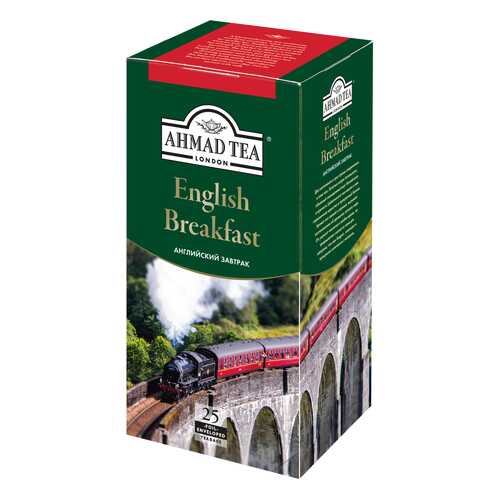 Чай черный Ahmad Tea english breakfast 25 пакетиков в Газпром