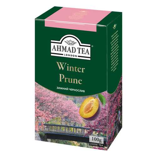 Чай черный Ahmad Tea зимний чернослив 100 г в Газпром
