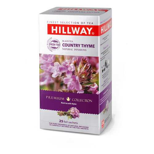 Чай черный байховый HILLWAY Луговой Чабрец, 25 пак. в Газпром