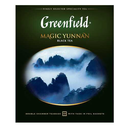 Чай черный Greenfield Magic Yunnan 100 пакетиков в Газпром
