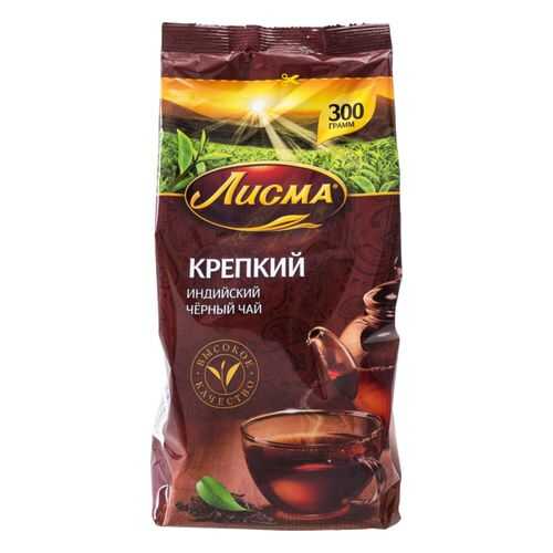 Чай черный Лисма индийский крепкий 300 г в Газпром