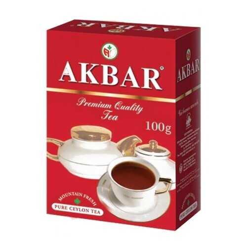 Чай черный листовой Akbar red&white 100 г в Газпром