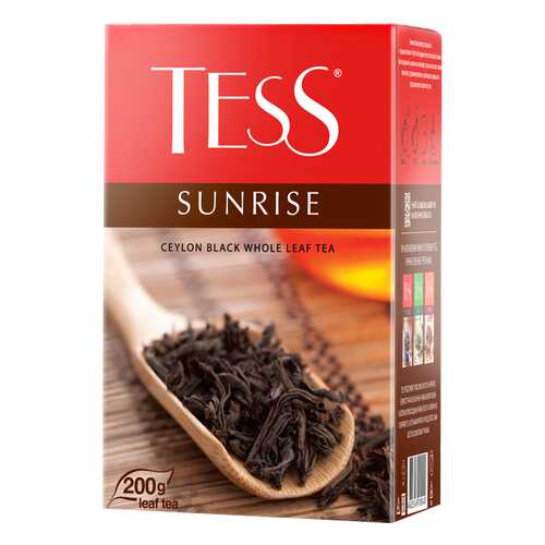 Чай черный листовой Tess Sunrise 200 г в Газпром