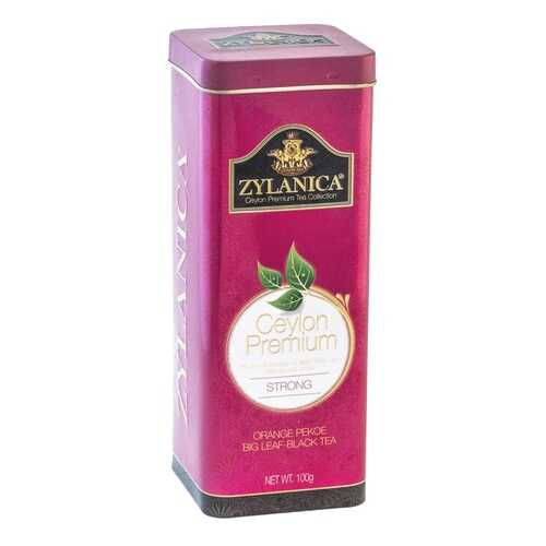 Чай черный листовой Zylanica batik design strong 100 г в Газпром