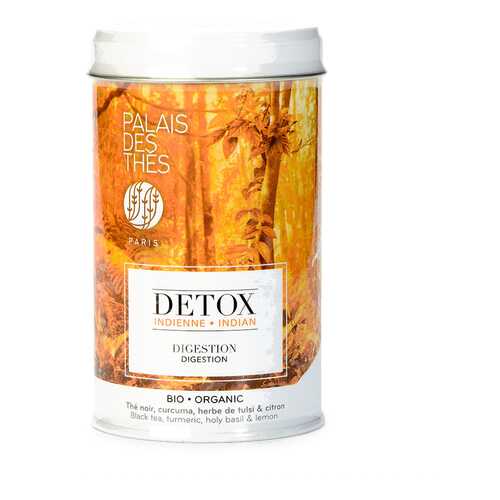 Чай черный Palais des Thes DETOX Индия 120г ж/б Франция в Газпром
