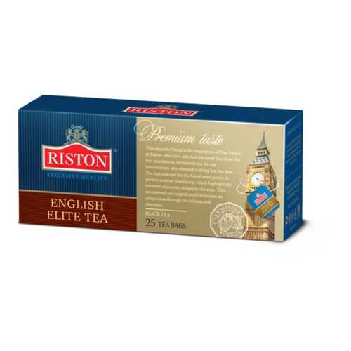 Чай черный Riston english elite tea 25 пакетиков в Газпром