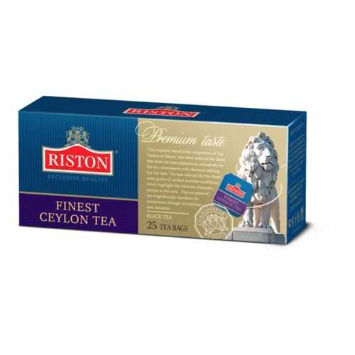 Чай черный Riston finest ceylon tea 25 пакетиков в Газпром