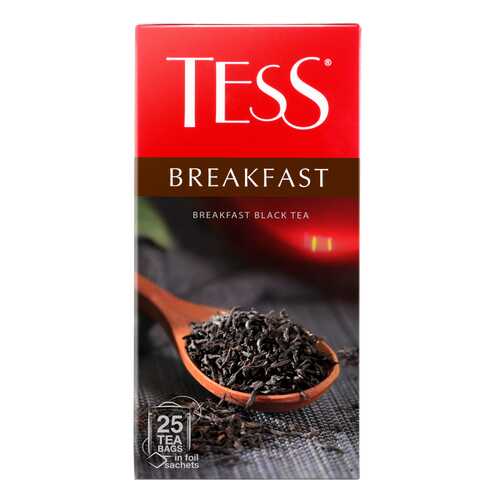 Чай черный Tess Breakfast 25 пакетиков в Газпром