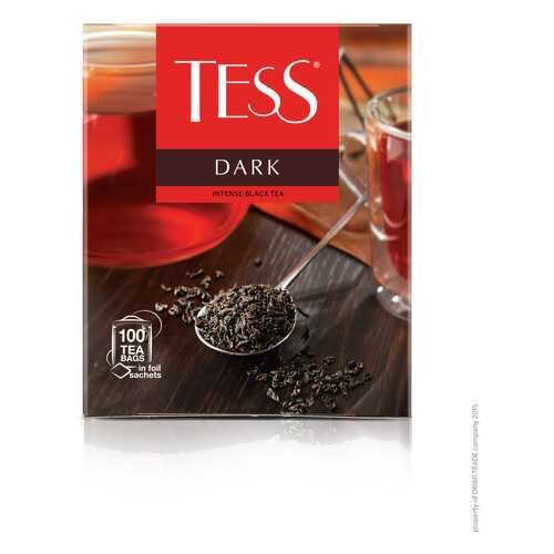 Чай черный Tess Dark 100 пакетиков в Газпром