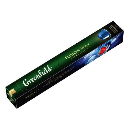 Чай черный в капсулах Greenfield Fusion Way 10 капсул в Газпром
