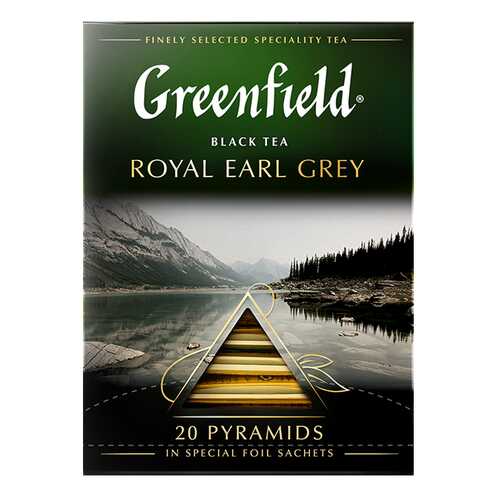 Чай черный в пирамидках Greenfield Royal Earl Grey 20 пакетиков в Газпром