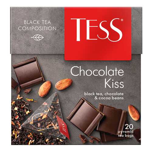Чай черный в пирамидках Tess Choсolate Kiss 20 штук в Газпром