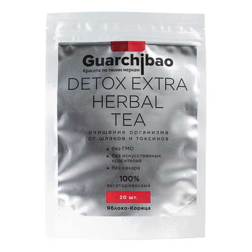 Чай для детокса Guarchibao Detox Herbal Tea Яблоко-Корица в Газпром