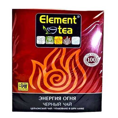 Чай Элемент черный 100 пакетов в Газпром