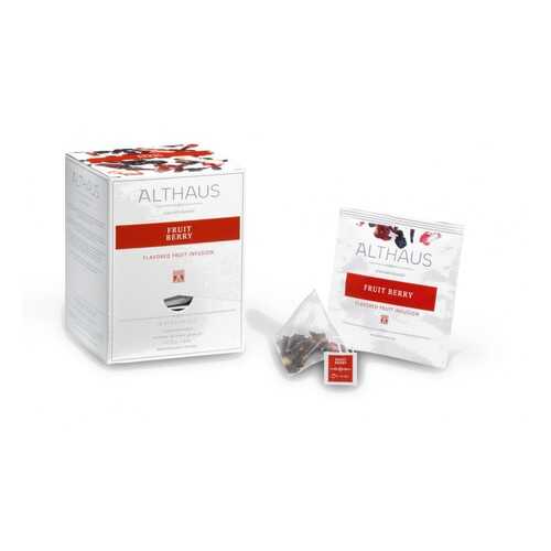 Чай фруктовый в пирамидках Althaus Fruit Berry Фрут Берри 15*2.75 г в Газпром