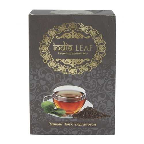Чай India leaf Чёрный с бергамотом, среднелистовой с добавками, 100 гр в Газпром