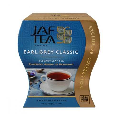 Чай Jaf Tea Earl Grey Classic черный листовой с бергамотом 100 г в Газпром