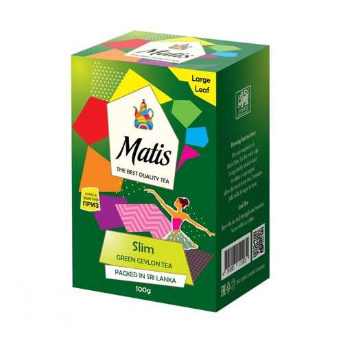 Чай Matis Slim зеленый с добавками 100 г в Газпром