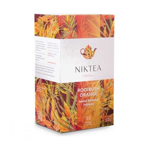 Чай Niktea Rooibush Orange травяной 25 пакетиков в Газпром