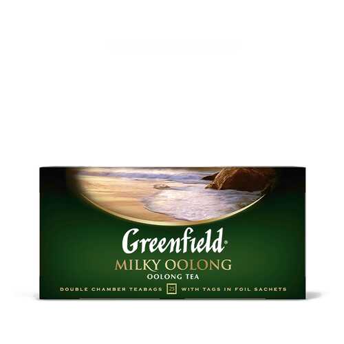 Чай оолонг Greenfield Milky Oolong 25 пакетиков в Газпром