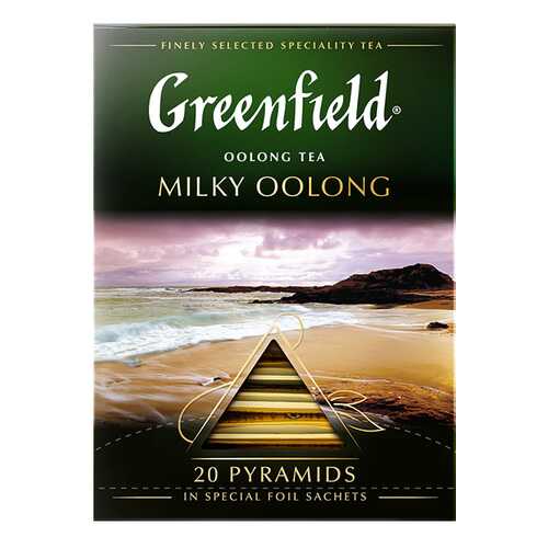 Чай оолонг в пирамидках Greenfield Milky Oolong 20 пакетиков в Газпром