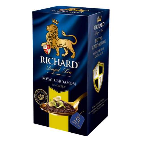 Чай Richard Royal Cardamom черный с добавками 25 пакетиков в Газпром