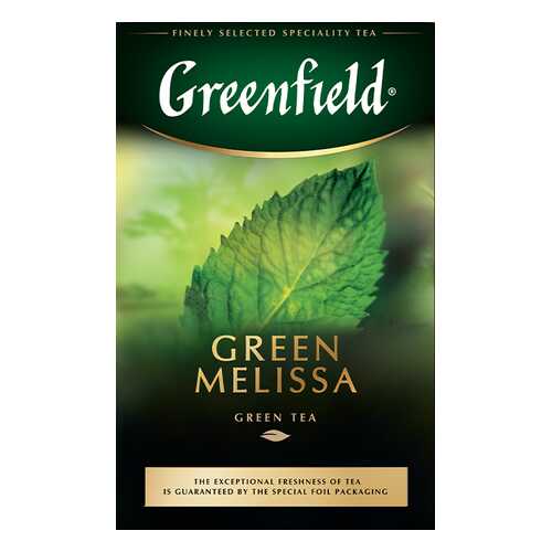 Чай зеленый листовой Greenfield Green Melissa 85 г в Газпром