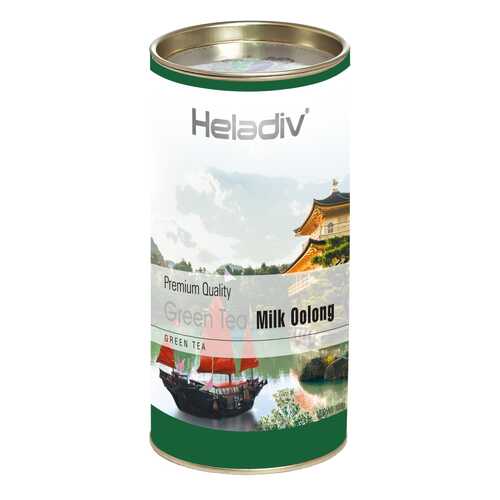 Чай зеленый листовой Heladiv milk ooling молочный улун в тубе 100 г в Газпром