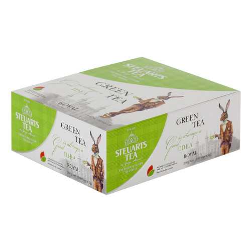 Чай зеленый Steuarts green tea royal 100 пакетиков в Газпром