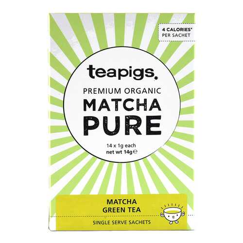 Чай зеленый Teapigs матча organic 14*1 г в Газпром