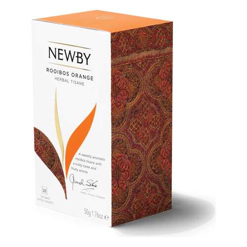 Чайный напиток NEWBY Ройбос Апельсин 25*2 50г в Газпром