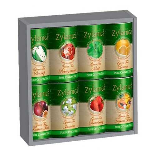 Набор зеленого чая Zylanica Flavoured Green Tea с фруктовыми и цветочными добавками в Газпром